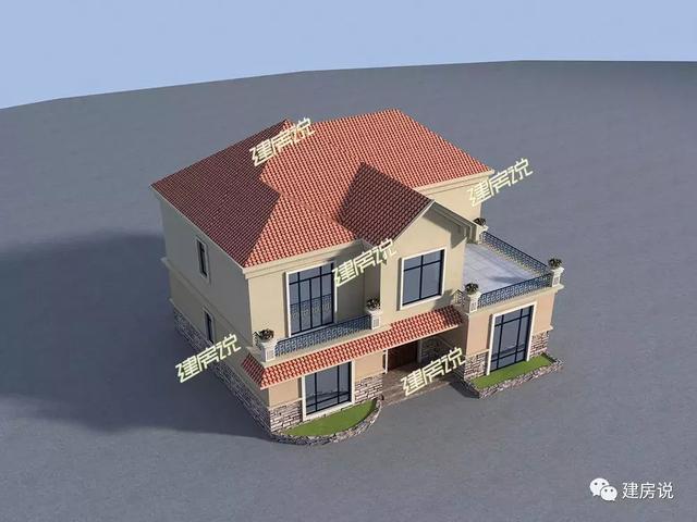 幾棟二層自建小洋樓設(shè)計圖，隨便建一棟就不怕找不到媳婦了