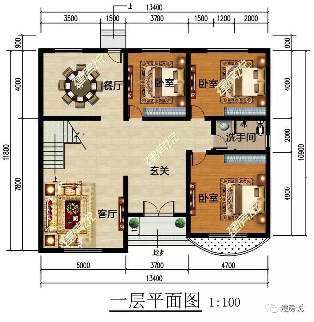 幾棟二層自建小洋樓設(shè)計圖，隨便建一棟就不怕找不到媳婦了