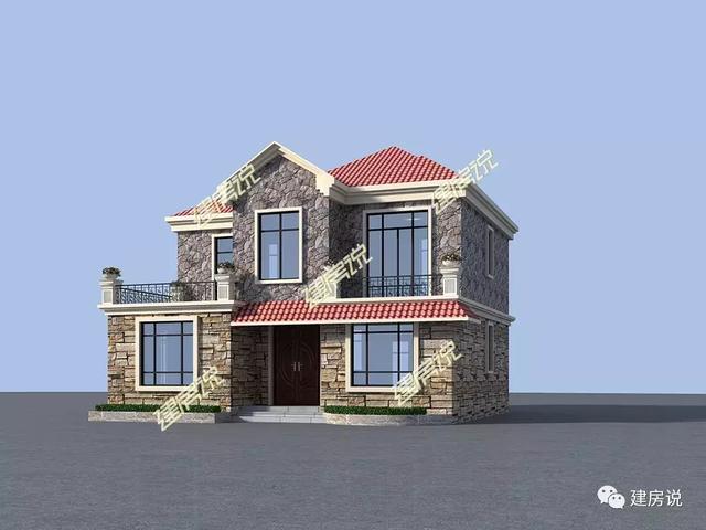 幾棟二層自建小洋樓設(shè)計圖，隨便建一棟就不怕找不到媳婦了