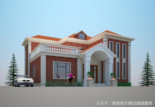 幾款造價15萬左右的二層小洋樓設計方案圖，經(jīng)濟又實用