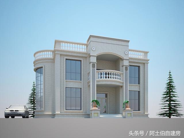 幾款造價15萬左右的二層小洋樓設計方案圖，經(jīng)濟又實用