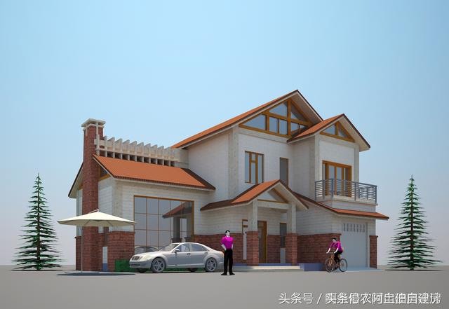 幾款造價15萬左右的二層小洋樓設計方案圖，經(jīng)濟又實用