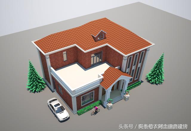 幾款造價15萬左右的二層小洋樓設計方案圖，經(jīng)濟又實用