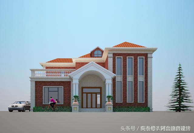 幾款造價15萬左右的二層小洋樓設計方案圖，經(jīng)濟又實用