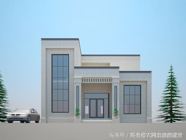 幾款造價15萬左右的二層小洋樓設計方案圖，經(jīng)濟又實用