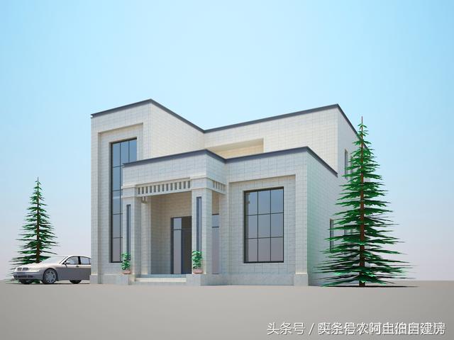 幾款造價15萬左右的二層小洋樓設計方案圖，經(jīng)濟又實用