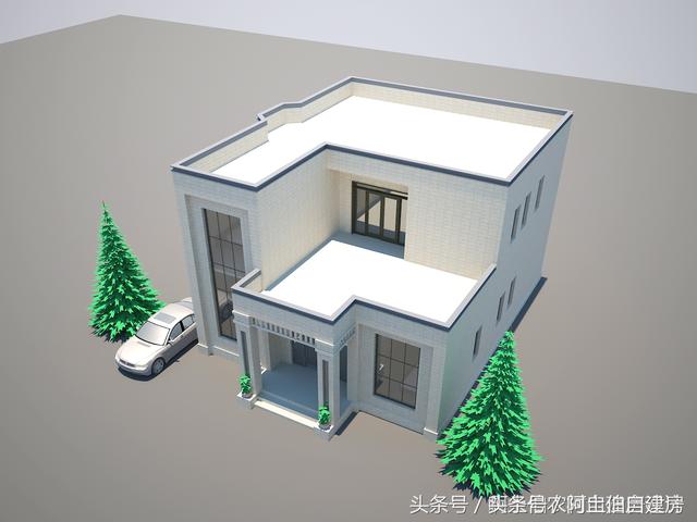 幾款造價15萬左右的二層小洋樓設計方案圖，經(jīng)濟又實用