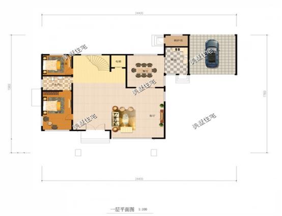 8款顏值爆表的新農(nóng)村樓房設(shè)計(jì)圖，二層、三層都有