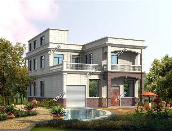 8款顏值爆表的新農(nóng)村樓房設(shè)計(jì)圖，二層、三層都有