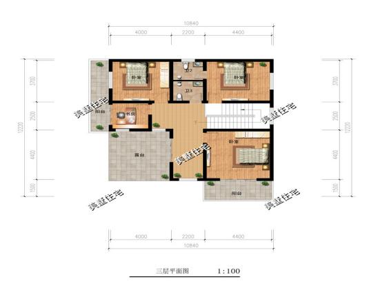 8款顏值爆表的新農(nóng)村樓房設(shè)計(jì)圖，二層、三層都有
