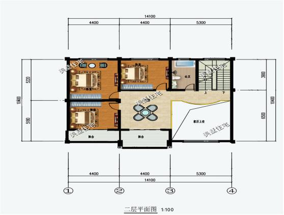 8款顏值爆表的新農(nóng)村樓房設(shè)計(jì)圖，二層、三層都有