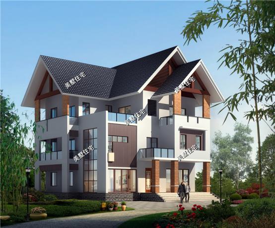 8款顏值爆表的新農(nóng)村樓房設(shè)計(jì)圖，二層、三層都有