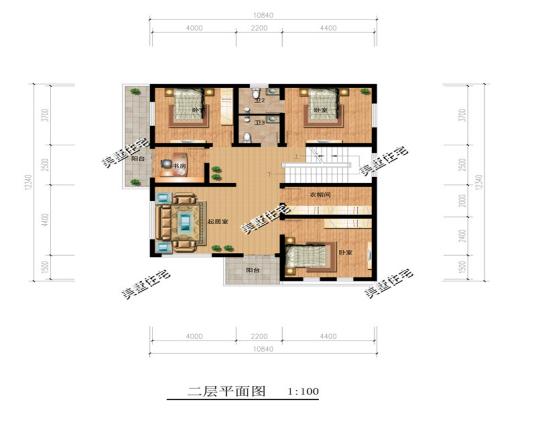 8款顏值爆表的新農(nóng)村樓房設(shè)計(jì)圖，二層、三層都有