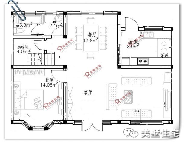 3款經(jīng)濟(jì)、實(shí)用的二層住宅方案圖，適合農(nóng)村老百姓建