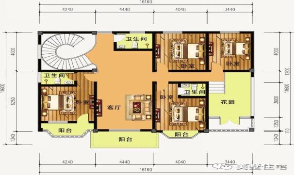 3款經(jīng)濟(jì)、實(shí)用的二層住宅方案圖，適合農(nóng)村老百姓建