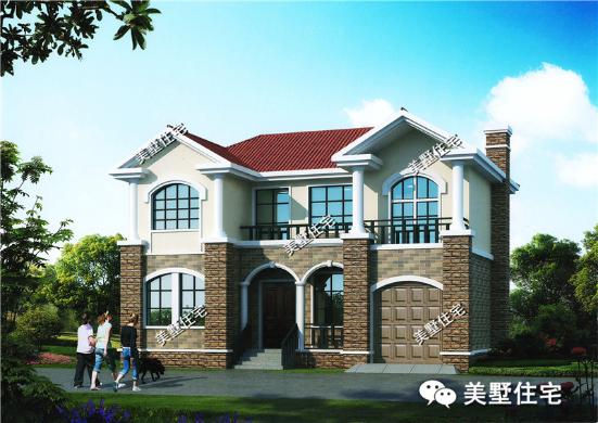 3款經(jīng)濟(jì)、實(shí)用的二層住宅方案圖，適合農(nóng)村老百姓建