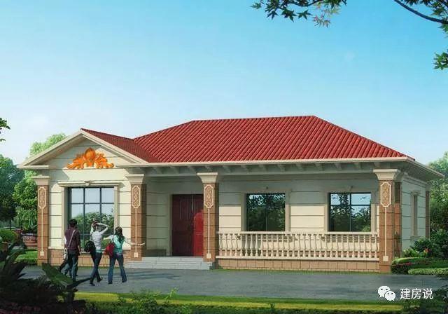 農(nóng)村蓋一層平房設(shè)計(jì)圖大全，一層也能蓋出別墅型