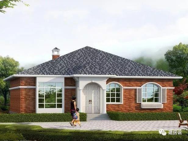 農(nóng)村蓋一層平房設(shè)計(jì)圖大全，一層也能蓋出別墅型