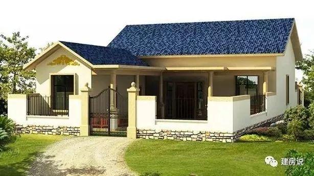 農(nóng)村蓋一層平房設(shè)計(jì)圖大全，一層也能蓋出別墅型