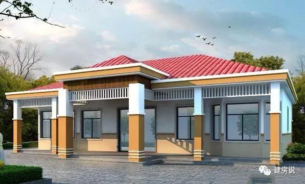 農(nóng)村蓋一層平房設(shè)計(jì)圖大全，一層也能蓋出別墅型