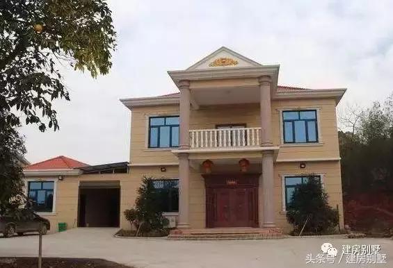 實(shí)拍15棟完工的二層農(nóng)村別墅圖，造價(jià)20左右