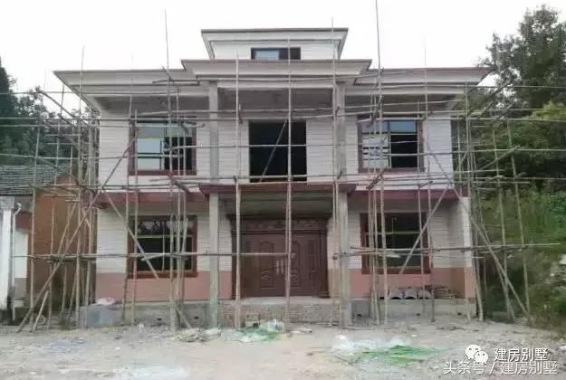 實(shí)拍15棟完工的二層農(nóng)村別墅圖，造價(jià)20左右