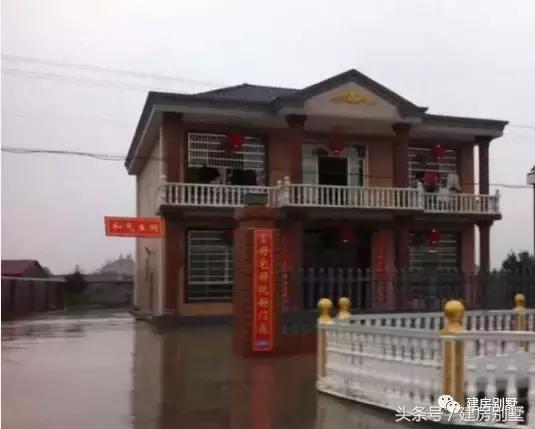 實(shí)拍15棟完工的二層農(nóng)村別墅圖，造價(jià)20左右