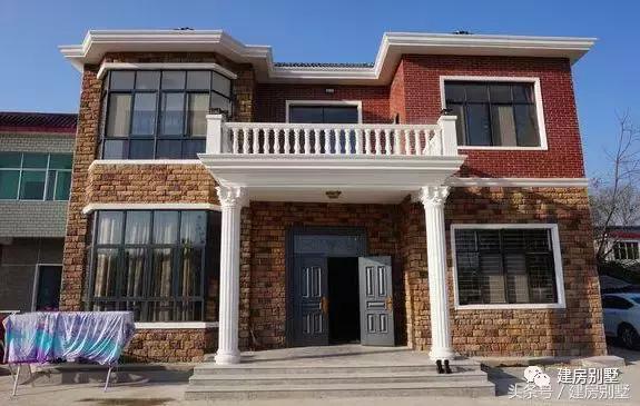 實(shí)拍15棟完工的二層農(nóng)村別墅圖，造價(jià)20左右