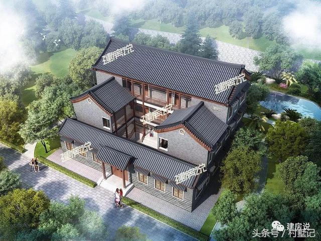 15棟四合院效果圖，中國(guó)傳統(tǒng)建筑100年不過(guò)時(shí)