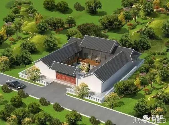 15棟四合院效果圖，中國(guó)傳統(tǒng)建筑100年不過(guò)時(shí)