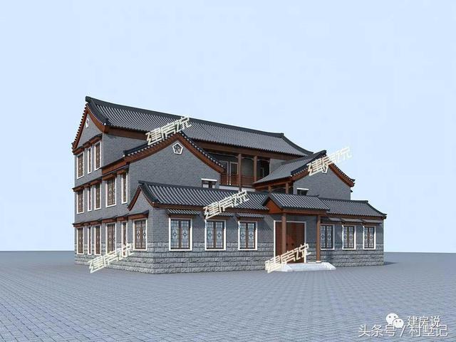 15棟四合院效果圖，中國(guó)傳統(tǒng)建筑100年不過(guò)時(shí)