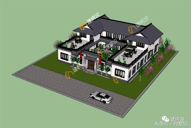 15棟四合院效果圖，中國(guó)傳統(tǒng)建筑100年不過(guò)時(shí)