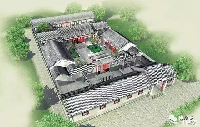 15棟四合院效果圖，中國(guó)傳統(tǒng)建筑100年不過(guò)時(shí)