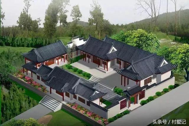 15棟四合院效果圖，中國(guó)傳統(tǒng)建筑100年不過(guò)時(shí)