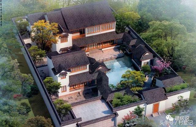 15棟四合院效果圖，中國(guó)傳統(tǒng)建筑100年不過(guò)時(shí)