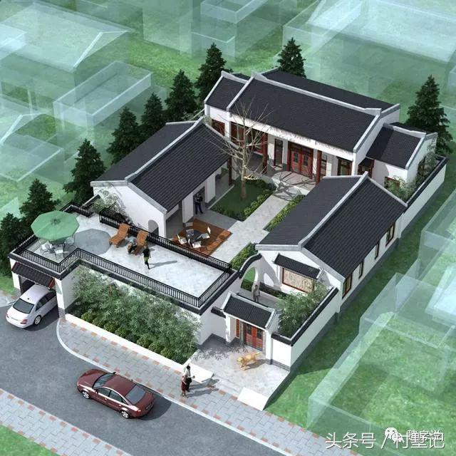 15棟四合院效果圖，中國(guó)傳統(tǒng)建筑100年不過(guò)時(shí)
