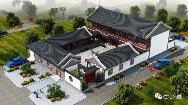 四合院戶型方案圖大全，徽派四合院PK北式四合院