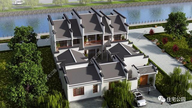 四合院戶型方案圖大全，徽派四合院PK北式四合院