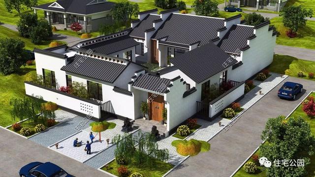 四合院戶型方案圖大全，徽派四合院PK北式四合院