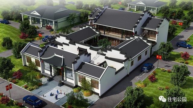 四合院戶型方案圖大全，徽派四合院PK北式四合院