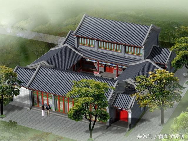 農(nóng)村四合院房屋設(shè)計效果圖大全，美不美看了再說