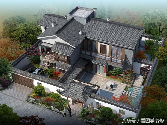 農(nóng)村四合院房屋設(shè)計效果圖大全，美不美看了再說