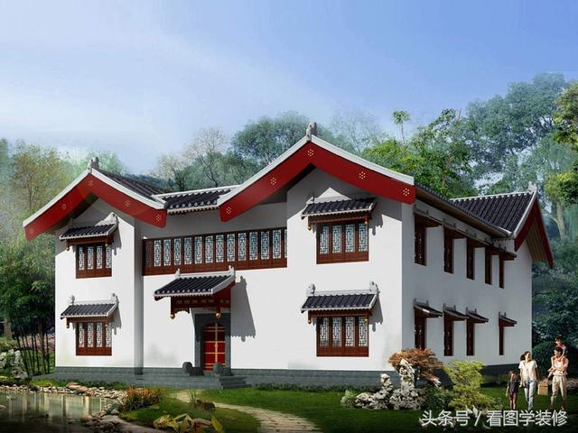農(nóng)村四合院房屋設(shè)計效果圖大全，美不美看了再說