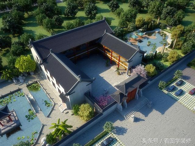 農(nóng)村四合院房屋設(shè)計效果圖大全，美不美看了再說