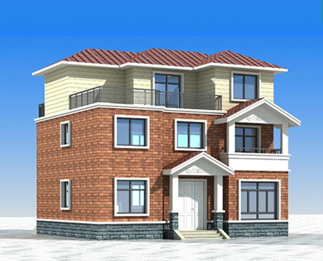 11*10米歐式二層半小別墅設計方案圖，附施工案例實拍照