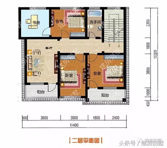 20萬自建鄉(xiāng)村田園二層小別墅，附方案圖和完工實(shí)景圖