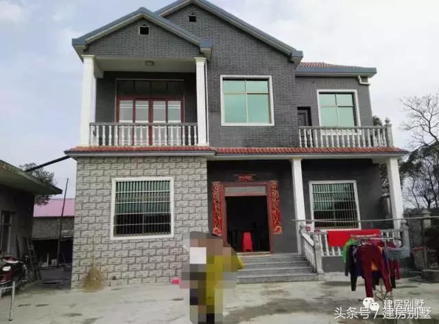 20萬自建鄉(xiāng)村田園二層小別墅，附方案圖和完工實(shí)景圖