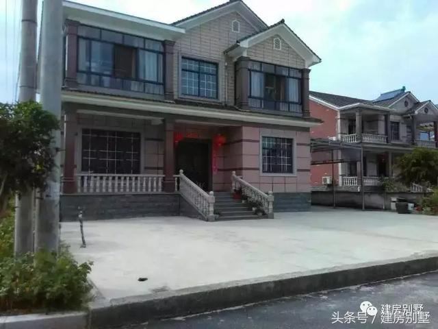 20萬自建鄉(xiāng)村田園二層小別墅，附方案圖和完工實(shí)景圖