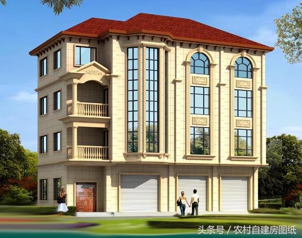 6款帶商鋪農(nóng)村自建房設(shè)計方案圖，既能住又能出租