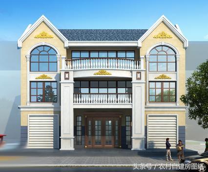 6款帶商鋪農(nóng)村自建房設(shè)計方案圖，既能住又能出租